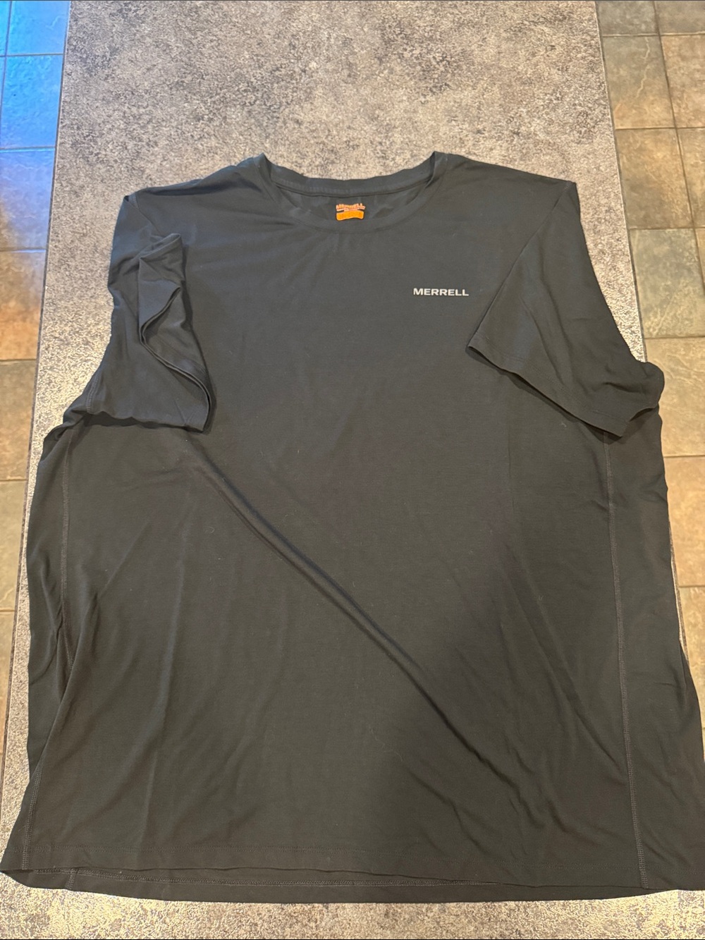 Merrell Black Short Sleeve Performance Tee